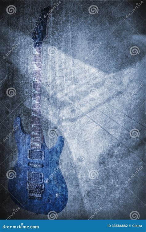 Grunge Music Instrument Stock Illustration Illustration Of Close