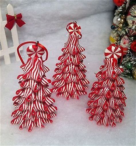 Only 2 left add to favorites peppermint candy beads for tree decorations, christmas garlands choose size decodenuksupplies 5 out of 5 stars. 3 Peppermint ribbon Candy Tree Christmas Ornaments Red & White