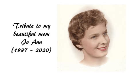 tribute to my beautiful mom 1937 2020 youtube