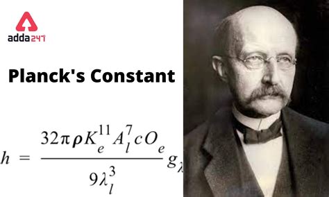 Plancks Constant Value Definition Unit Symbol Formula