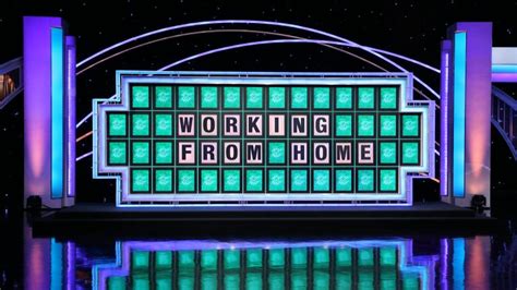 Wheel Of Fortune Puzzle Board Virtual Backgrounds