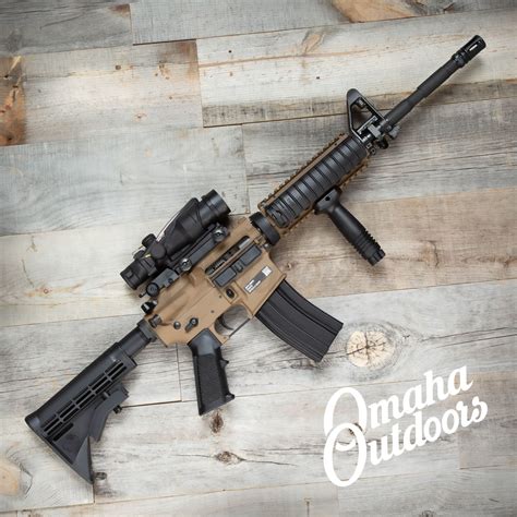 Fn 15 Military Collector M4 Taupe With Acog 4x32 Bac Omaha Outdoors