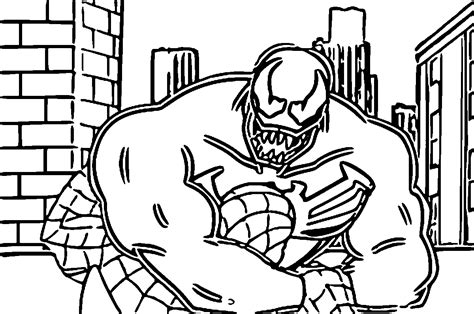 Venom Marvel We Coloring Page 16 Wecoloringpage Coloring Home