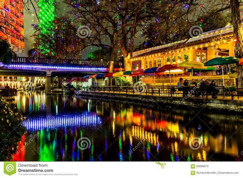 Daniel lir san antonio mentor. The Riverwalk At San Antonio, Texas, At Night. Stock Image ...