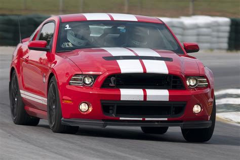Race Red 2013 Ford Mustang Shelby Gt 500 Coupe