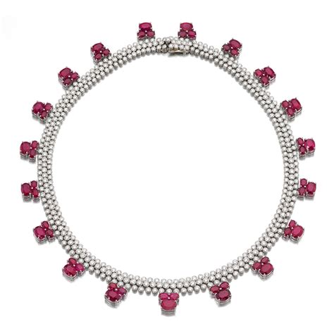 Cartier Ruby And Diamond Necklace Magnificent Jewels And Noble