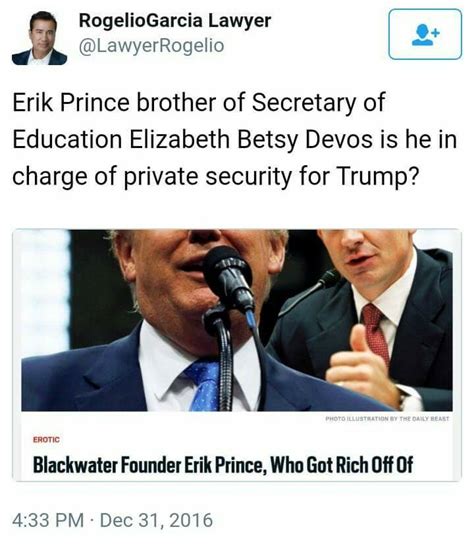 Betsy Devos And Her Brothererik Prince Hidden In The Crag