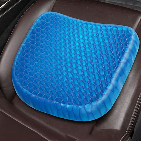 Fencesmart Honeycomb Design Gel Car Seat Cushion Silicone Cool Chair