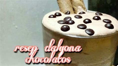Cara Membuat Dalgona Chocolatos Youtube