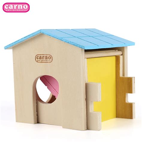 Carno New Eco Friendly Handmade Wooden Toy House For Hamster Wooden