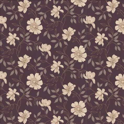 Graham And Brown Camille Floral Textured Metallic Vinyl