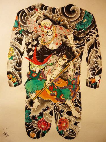 Bodysuit Drawing Body Suit Tattoo Japanese Tattoo Traditional