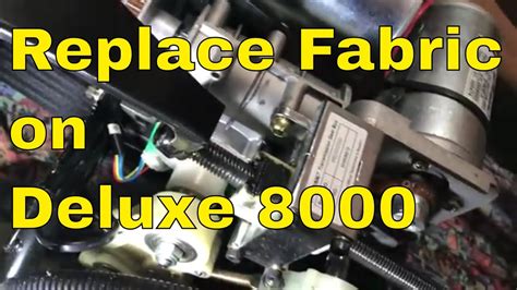 Replacing Fabric On The Air Med Deluxe 8000 Massage Chair Back How To Remove Old Fabric Put In
