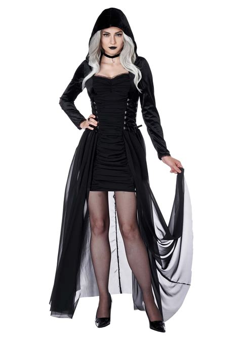 gothic hooded dress women s costume