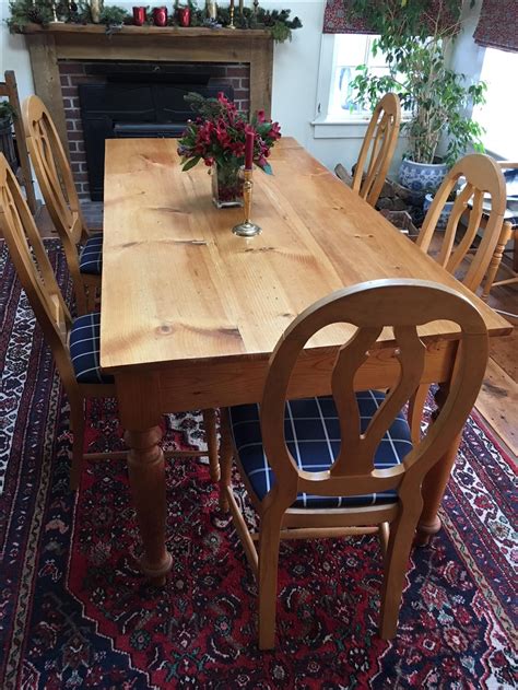 Custom Made Traditional Farm Style Dining Tables By Fletcher House