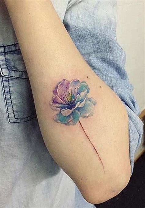 Dandelion Flower Watercolor Tattoo Tattoos