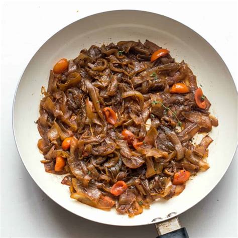 Caribbean Style Caramelized Onions - That Girl Cooks Healthy