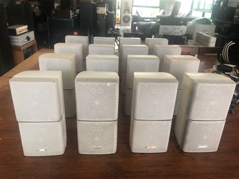 Bose Double Cube Acoustimass Lifestyle Surround Speakers White P K