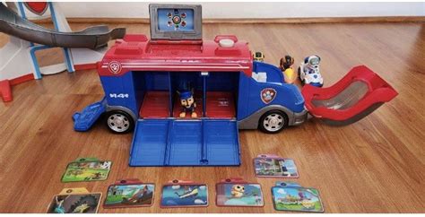 Authentic Paw Patrol Lookout Tower Mission Cruiser Bus Mission Pups