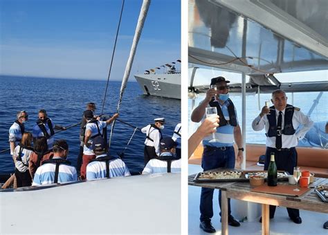 Catamaran Z Accompagne Le Départ Vers Largentine Du Piedrabuena