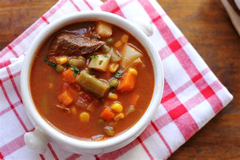 How To Make Alphabet Beef Vegetable Soup Crock Pot