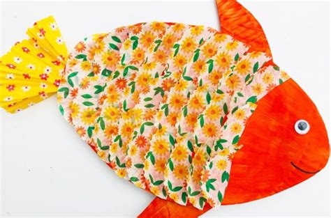 We specialize in craft plywood, wooden cutouts wholesale, thin wood sheets for crafts, miniature wood supplies. Paper plate fish craft for kids | Arts & Crafts | Mas & Pas