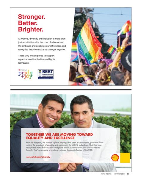 Human Rights Campaign Equality Magazine Summer 2020 By Human Rights Campaign Issuu