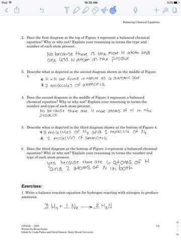 All answer keys are for the. Type Of Chemical Reactions Pogil Answers + My PDF ...