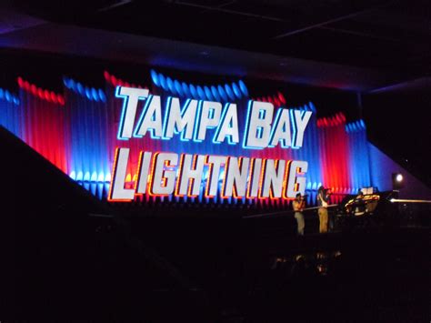 They play in the atlantic division of the eastern conference in the national hockey league (nhl). Tampa Bay Lightning custom organ signage at Amelia Arena ...