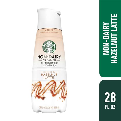 Starbucks Hazelnut Flavored Almondmilk And Oatmilk Non Dairy Liquid
