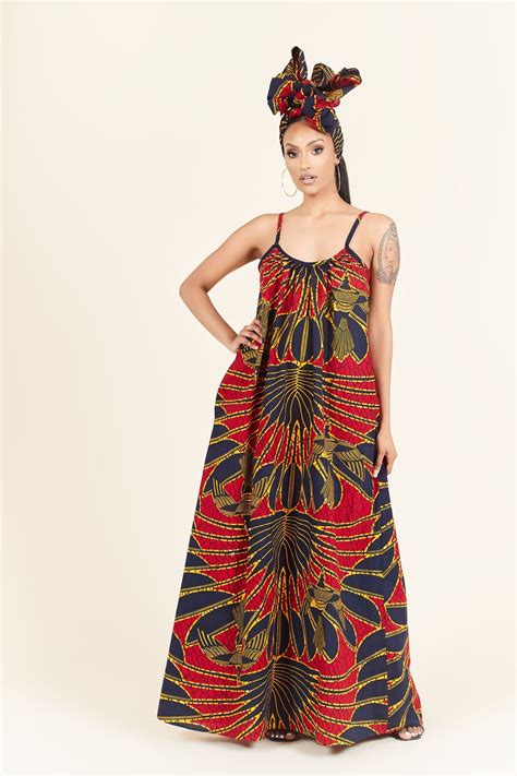 African Print Daya Maxi Dress African Print Dress Ankara Ankara Maxi Dress Long Maxi Dress