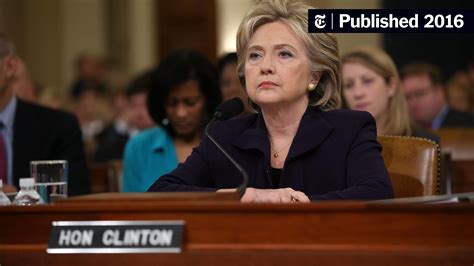 Gop Seeks Criminal Inquiry Of Hillary Clintons Testimony To