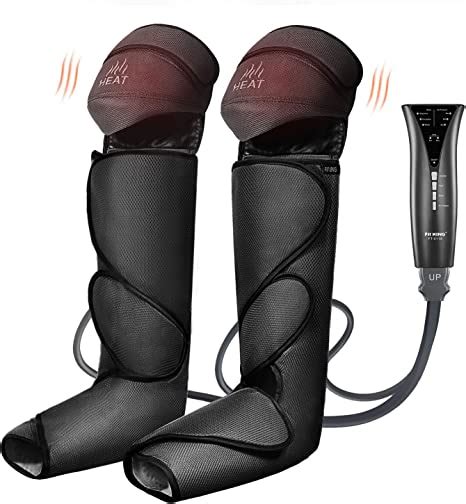 Fit King Foot And Leg Massager For Circulation With Knee Heat With Hand Held