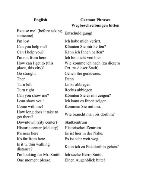 German Phrases Pdf