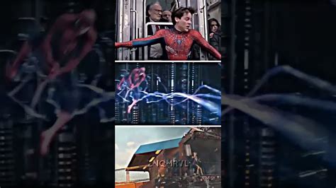 Spidermannowayhome All Three Spidermen Come Together Youtube