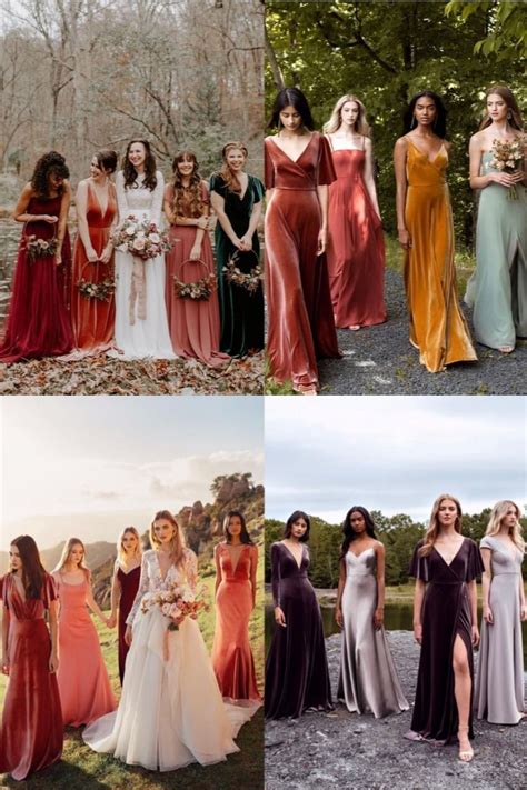 Wedding Colors And Ideas Fall Bridesmaid Dresses Stunning Bridesmaid