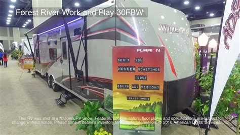 A wide selection of models and floor plans available. 2017 Forest River-Work and Play FRP Series Toy-30FBW - YouTube