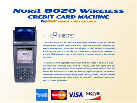 Verifone Nurit 8020 Wireless Credit Card Machine Wemv Reader Gprs