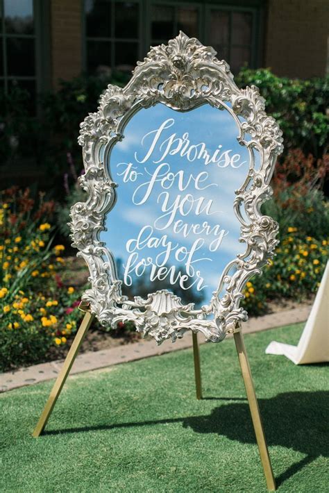 20 Ways To Use Wedding Mirror Signs On Your Big Day Wedding Mirror