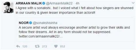 Sonakshi Sinha Hits Out At Armaan Malik For His Comments On Actors Pursuing Singing Hindi