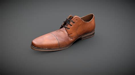 Leather Shoe 3d Model By Lassi Kaukonen Thesidekick 1a4bb69
