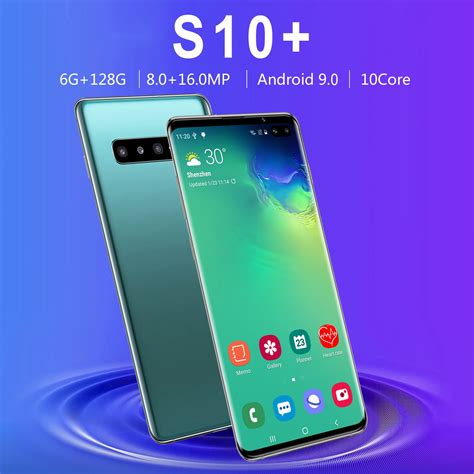 Free T 65inch S10 New Phone 6g128g Unlocked Smart Phones Cell