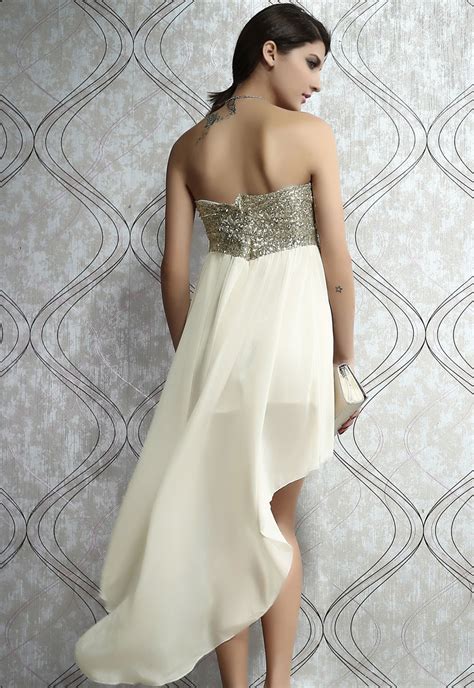 Charming Strapless Silver Sequin Cocktail Dresses Online Store For