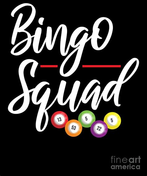 funny bingo squad digital art by raphaelartdesign fine art america