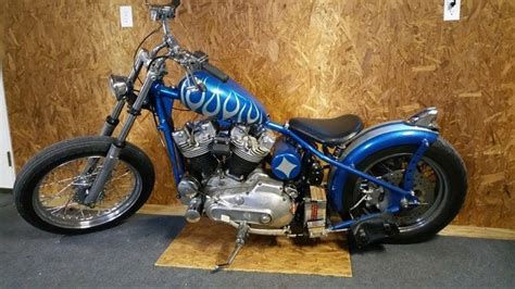 1973 Xlch Harley Davidson Sportster Ironhead Custom Bobber Hardtail