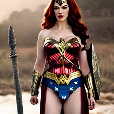 Christina Hendricks As Wonder Woman 4 By Auctionpiccker On Deviantart