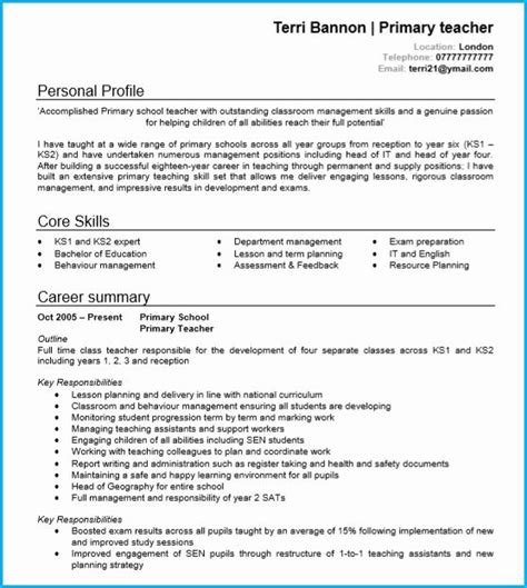 Want to save time and have your resume ready in 5 minutes? First Time Teacher Resume Best Of Cv Template Teaching Job Cv Template Teacher in 2020 | Teacher ...