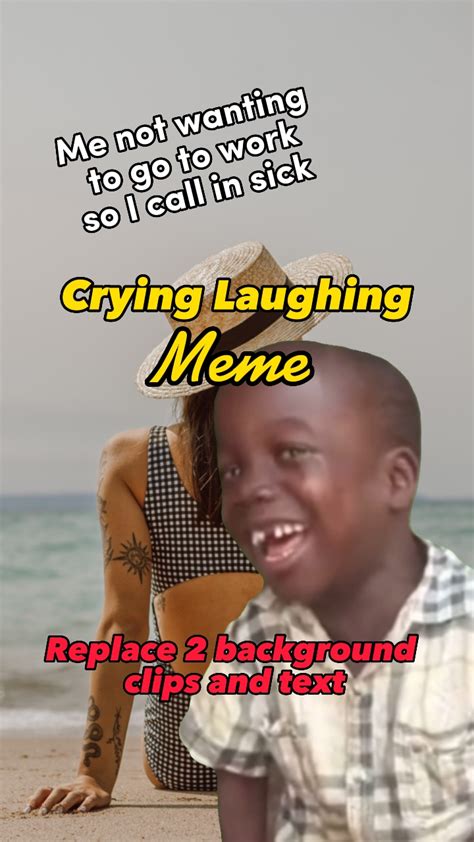 Capcut의 Crying Laughing Meme의 템플릿 Rottnchugs