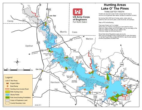 East Texas Lakes Map Printable Maps