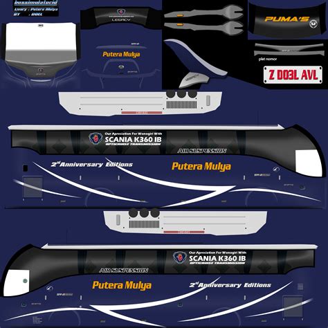 Baca selengkapnya stiker denso bussid : Stiker Denso Bussid : Livery Bussid Skin Hd Sticker By ...